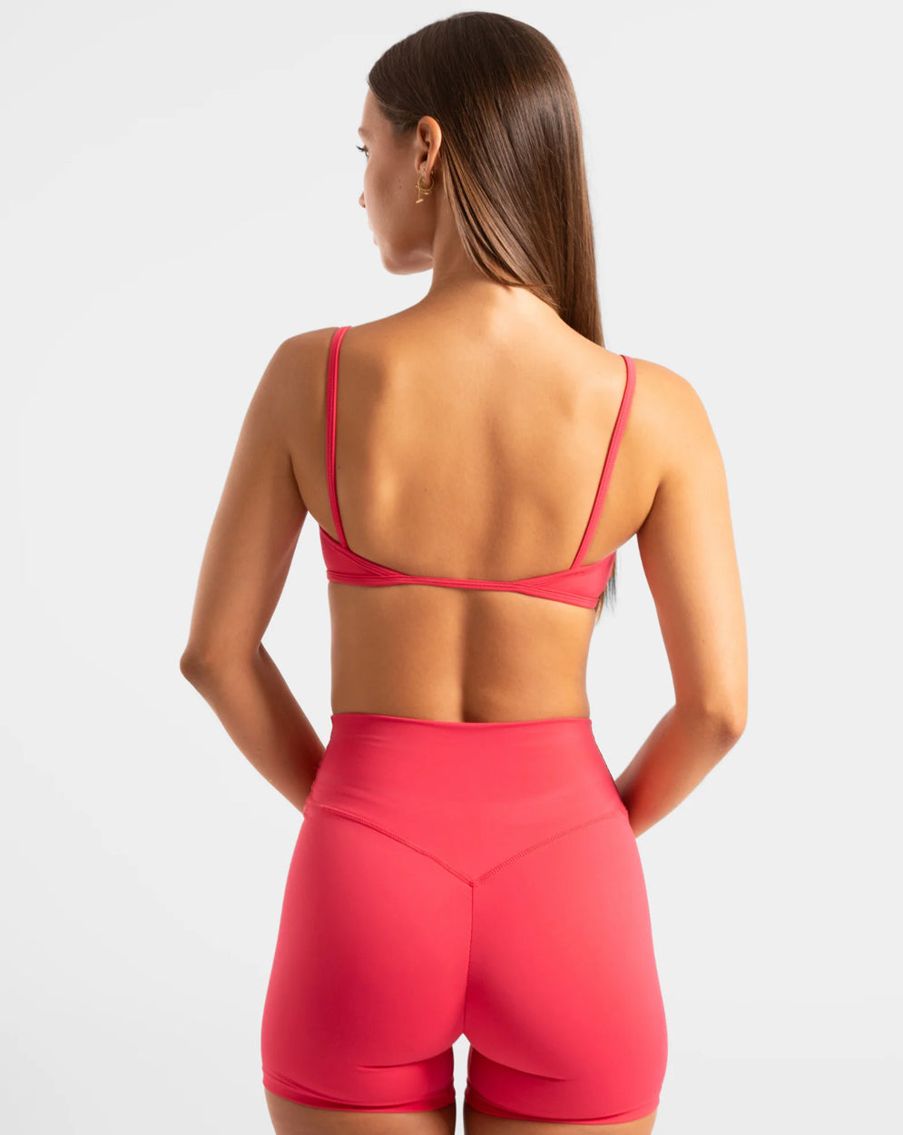 Raspberry Backless Crop - Activewear