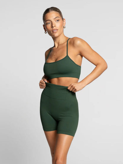 Emerald Invicible Scrunch Shorts - Activewear