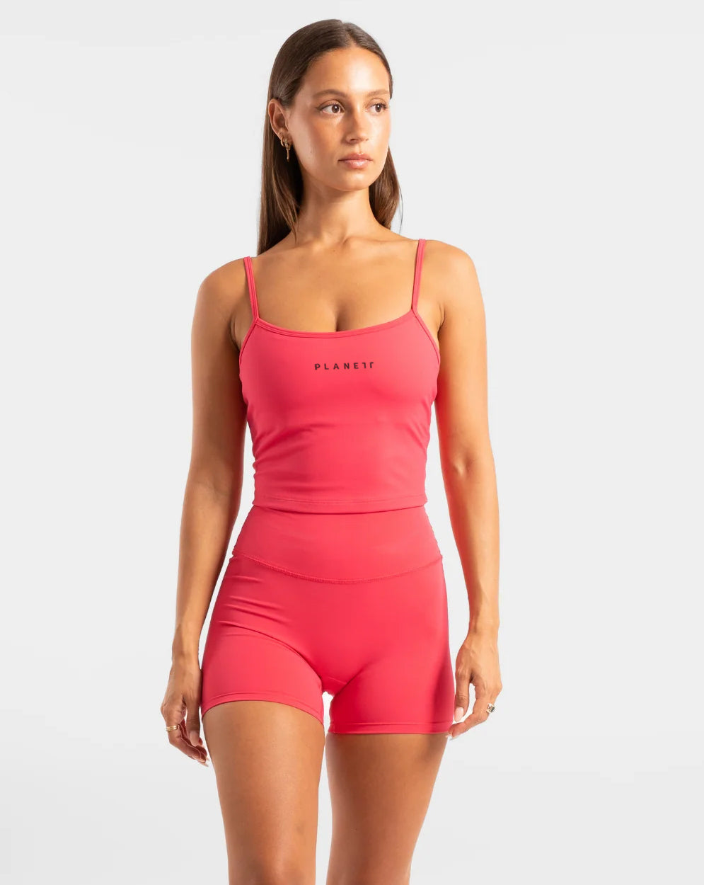 Raspberry Scoop Back Tank - Activewear