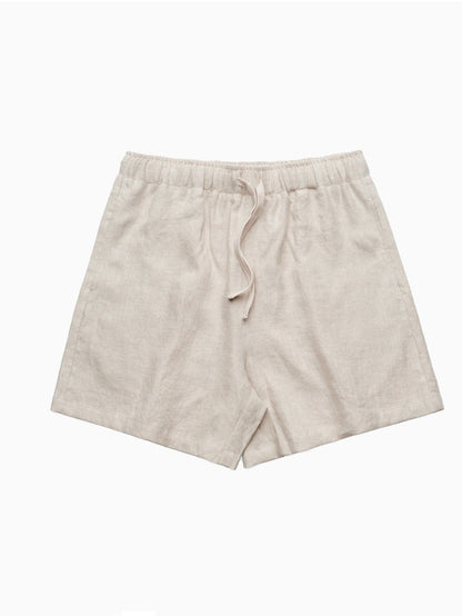 Women’s Natural Linen Shorts