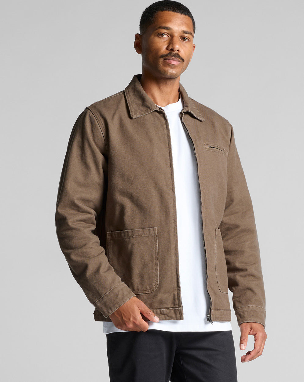 Keely Canvas Jacket - Walnut / S