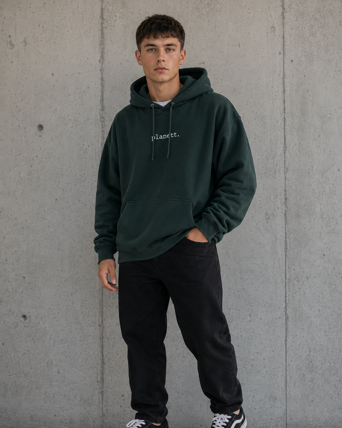 Pine Oversized Heavy Hoodie