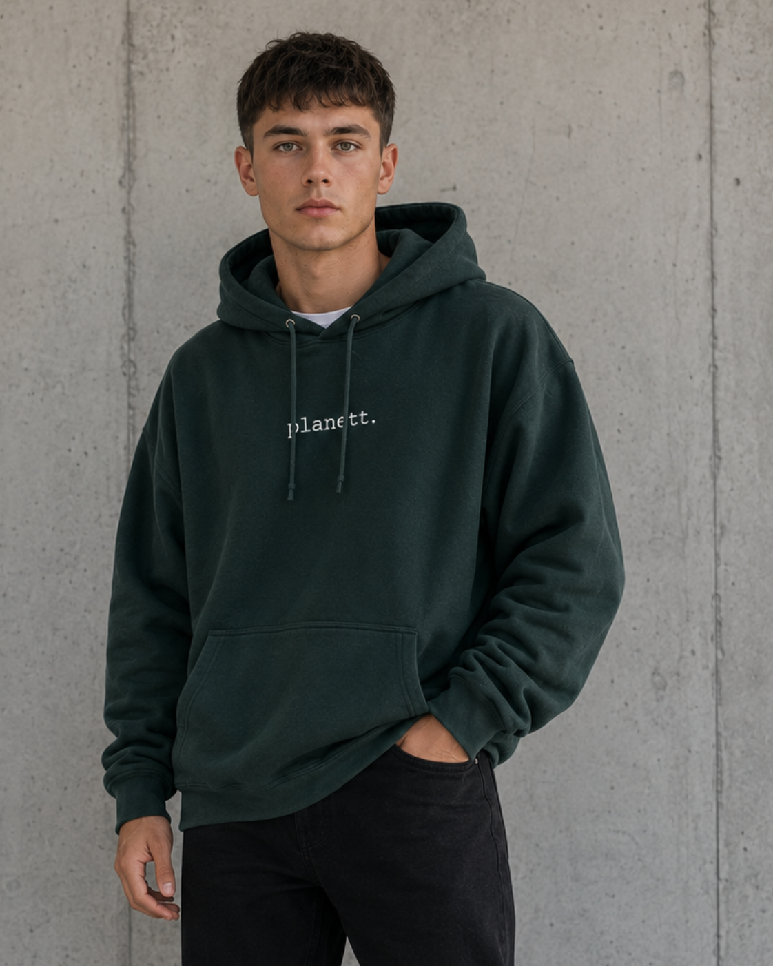 Pine Oversized Heavy Hoodie