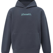 Dark gray hoodie on a white background