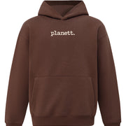 Brown hoodie on a white background