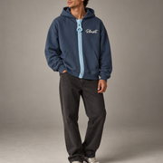 Chunky Zip Oversized Hoodie | Boxy
