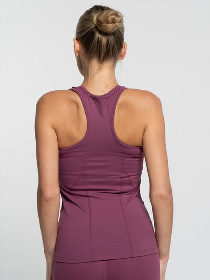 Merlot Racer Tank - Activewear