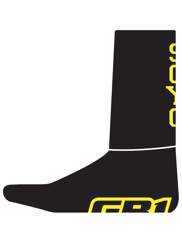 SCYC Black Crew Socks - customfieldsforall