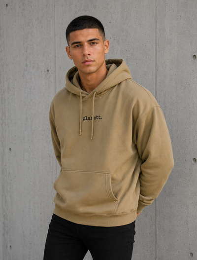 Sand Oversized Heavy Hoodie