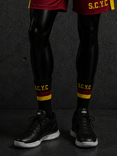 SCYC Black Crew Socks