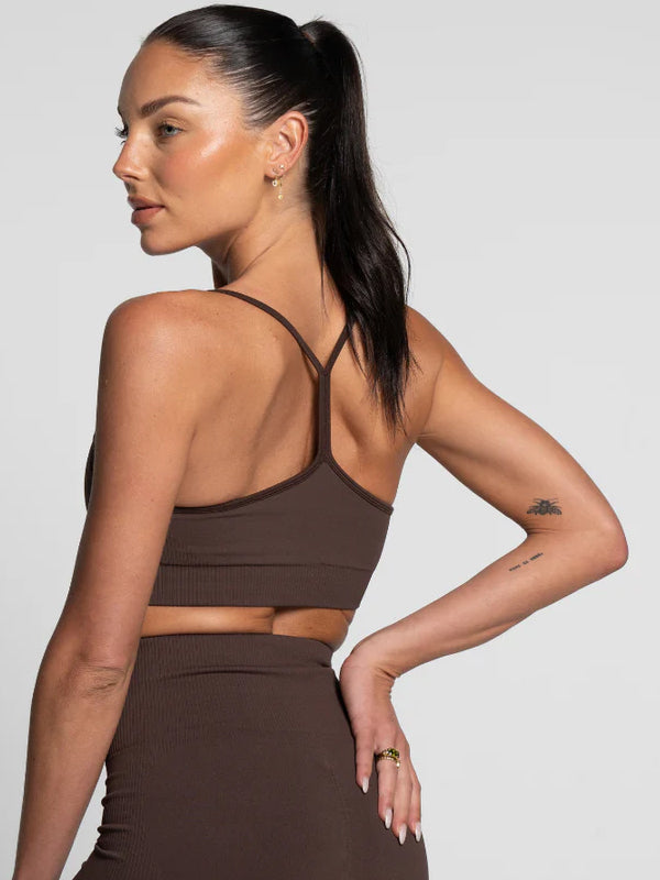 Espresso Seamless Crop - Activewear