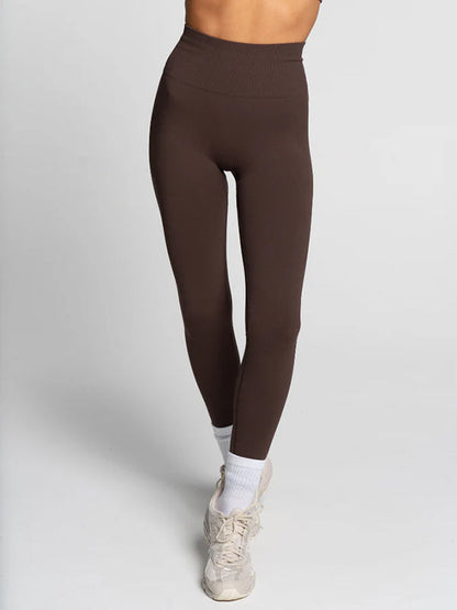 Espresso Seamless Leggings - Activewear