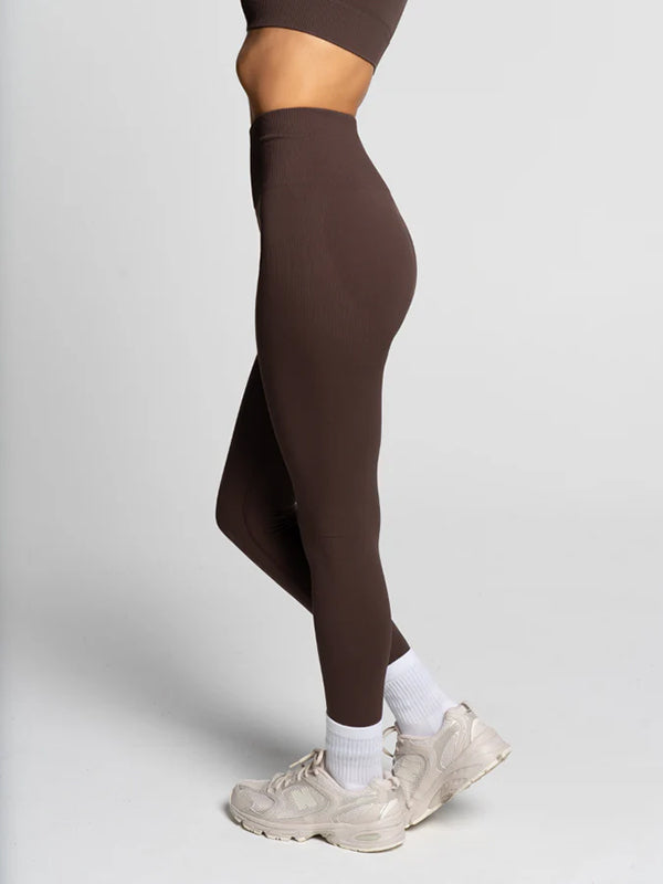 Espresso Seamless Leggings - Activewear