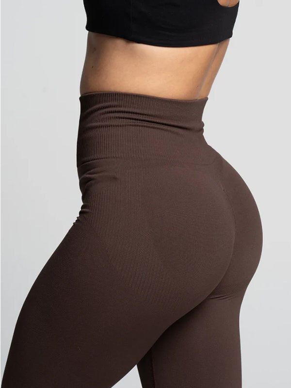 Espresso Seamless Leggings - Activewear