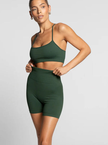 Emerald Seamless Shorts - Activewear