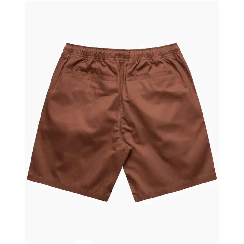Brown casual shorts.
