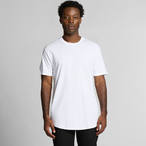 White crew neck t-shirt with short sleeves and ribbed neckline, made of cotton.