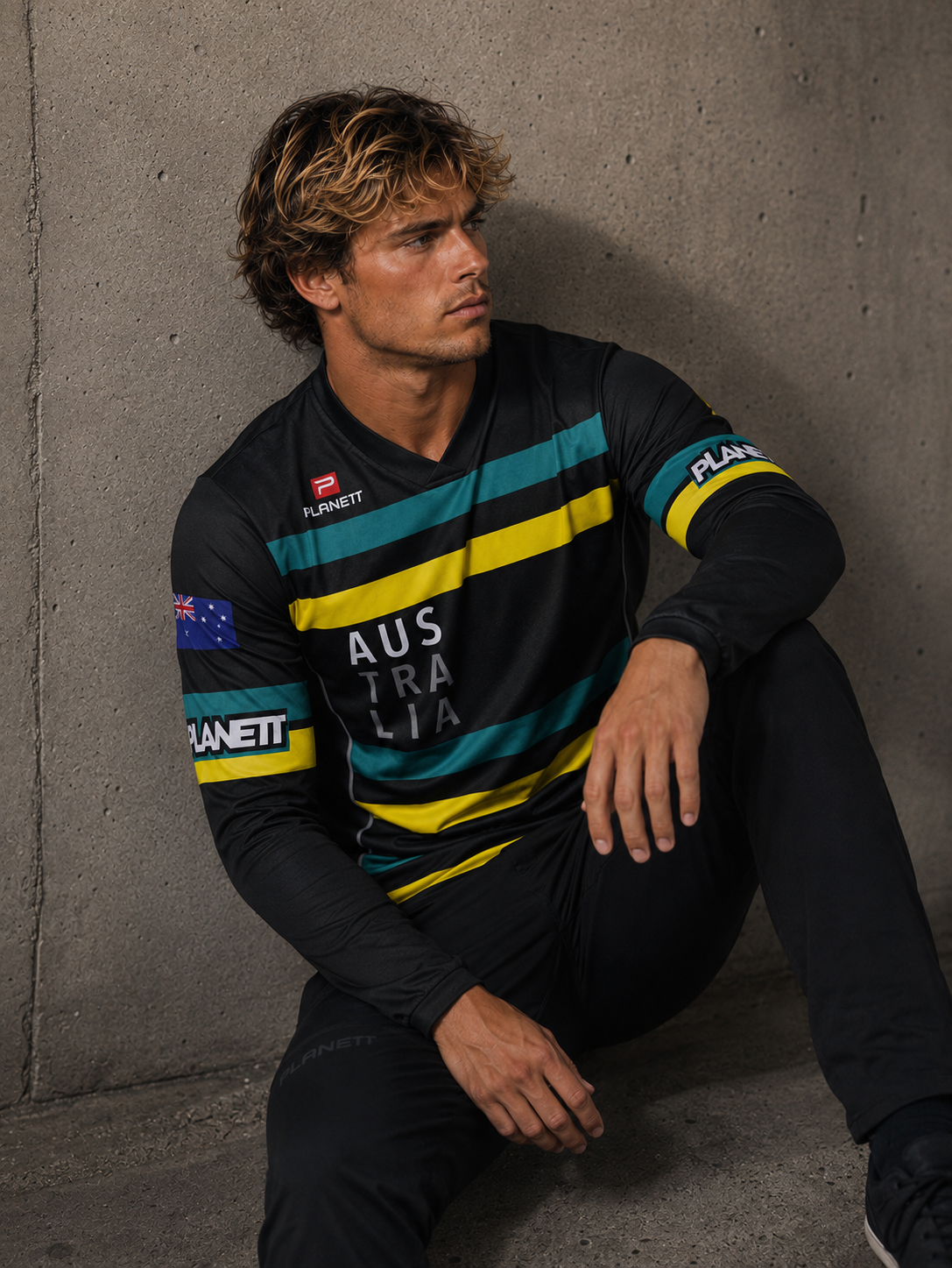 [CUSTOM] Aust Black BMX Jersey
