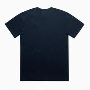 Navy blue t-shirt.