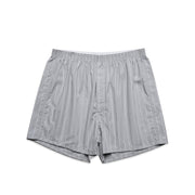 Boxer Fine Stripe Shorts 1216 - Smoke/White