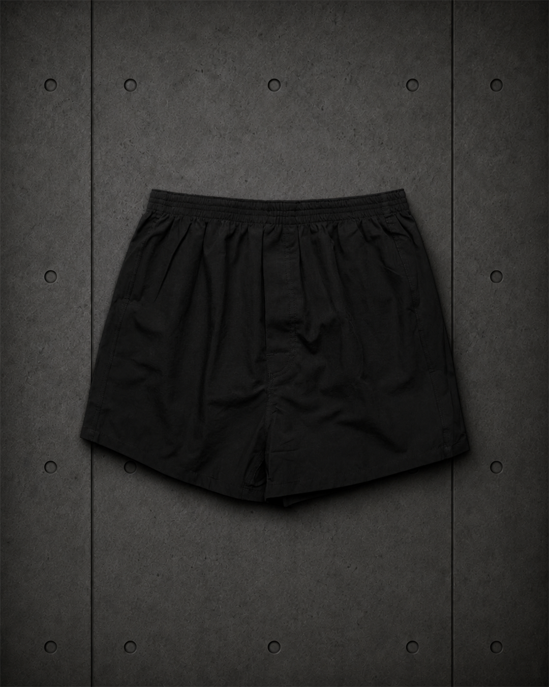 Boxer Shorts 1202 blank product on dark industrial concrete background
