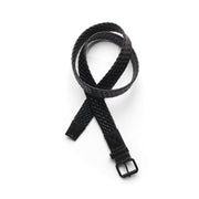 Braided Leather Belt 1405 - Black