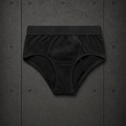 Briefs 1212 blank product on dark industrial concrete background