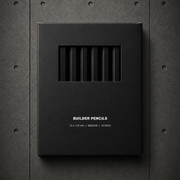 Builders Pencil 10 Pack 1508 blank product on dark industrial concrete background