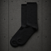 Business Socks (2 Pairs) 1213 blank product on dark industrial concrete background