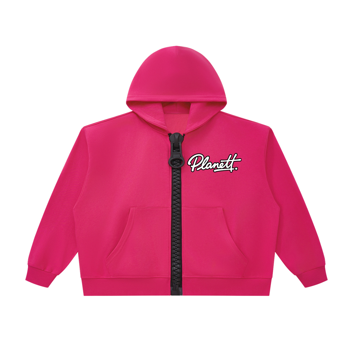 Chunky Zip Oversized Hoodie | Boxy