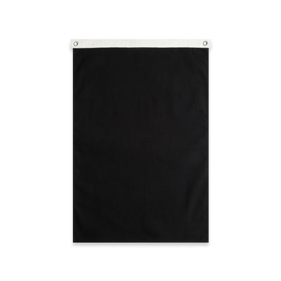 Canvas Large Flag 1519 - Black