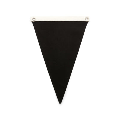 Canvas Pennant Flag 1513 - Black