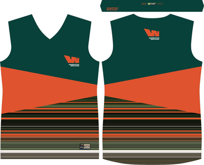 Sleeveless running shirt.