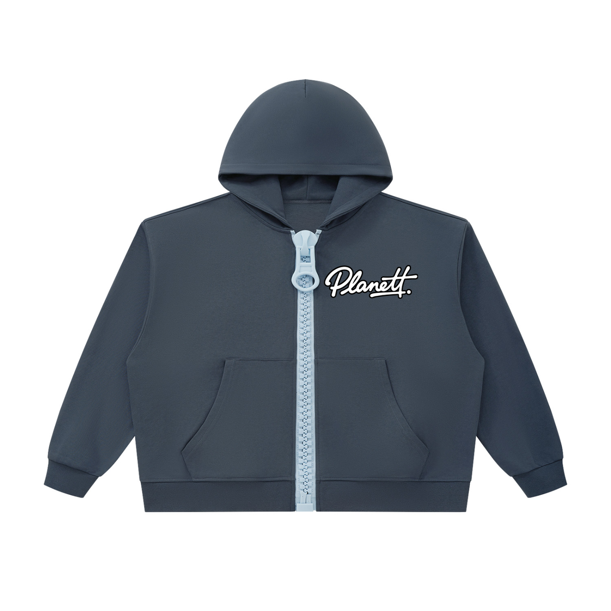 Chunky Zip Oversized Hoodie | Boxy