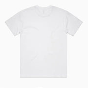 Plain white t-shirt.