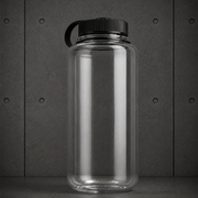 Drink Bottle 1501 blank product on dark industrial concrete background
