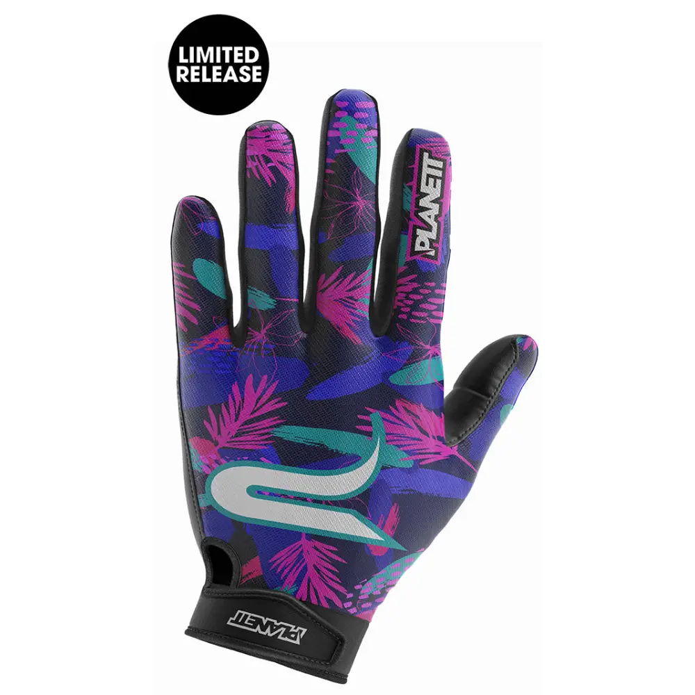 Colorful patterned glove.