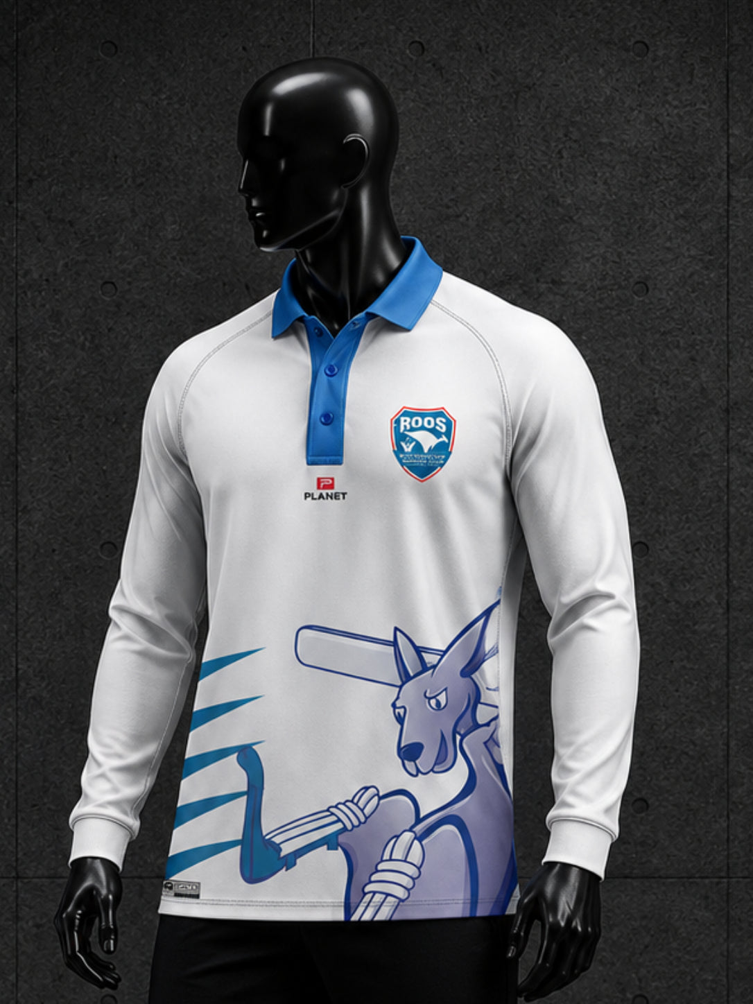 [CUSTOM] ERCC Junior Cricket LS Polo