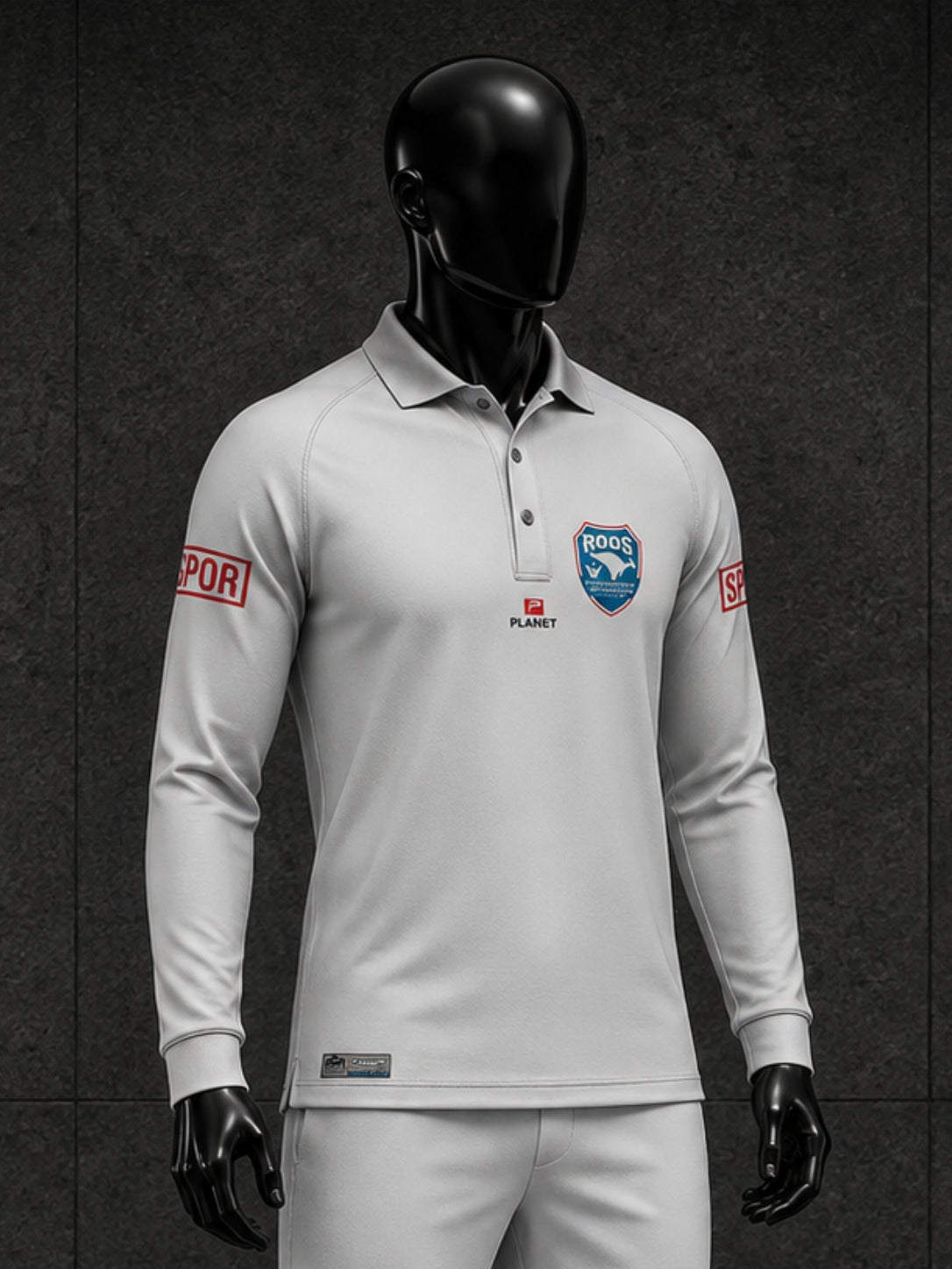 [CUSTOM] ERCC Seniors White LS Polo