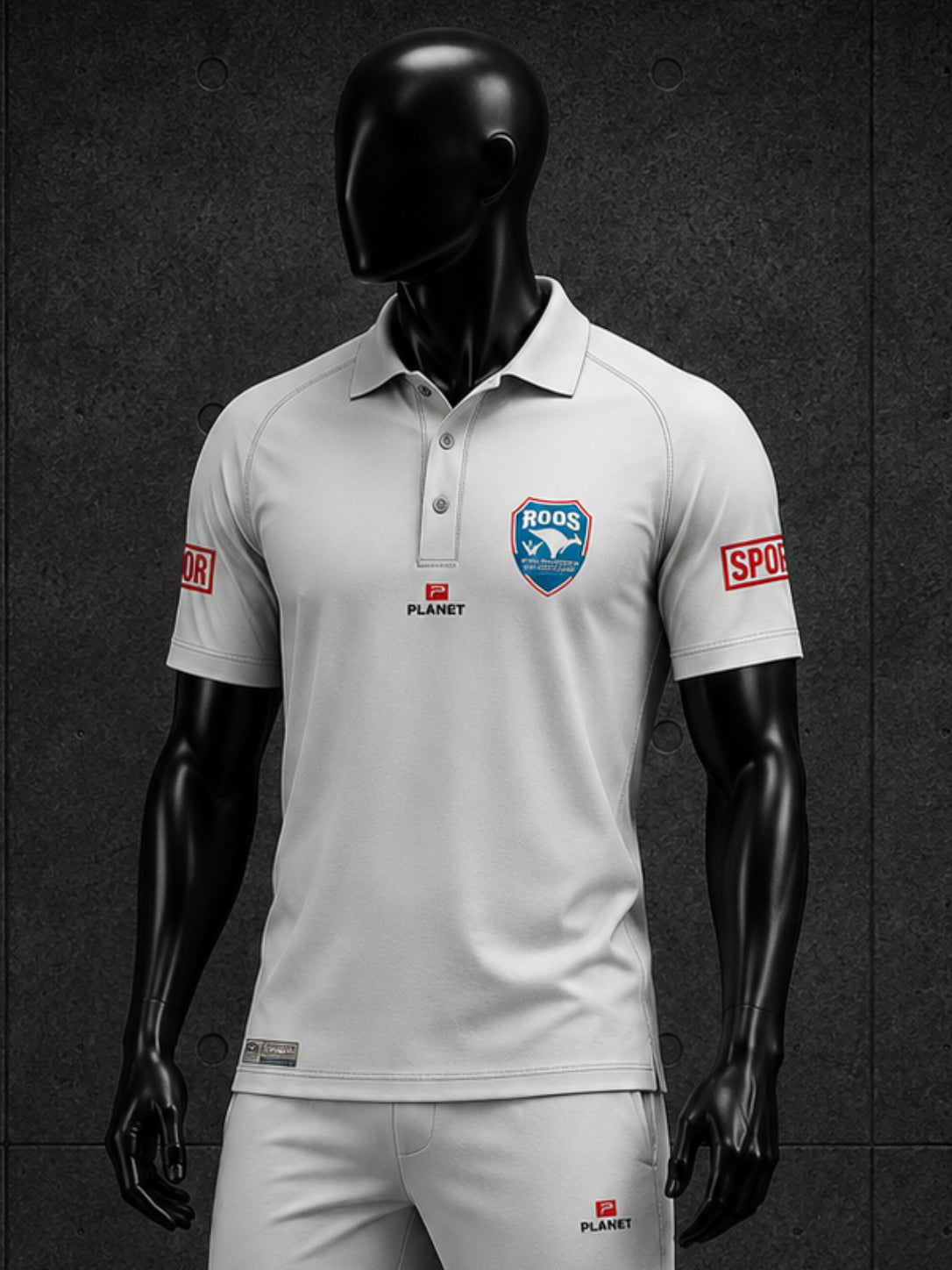 [CUSTOM] ERCC Seniors White SS Polo