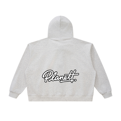 Chunky Zip Oversized Hoodie | Boxy