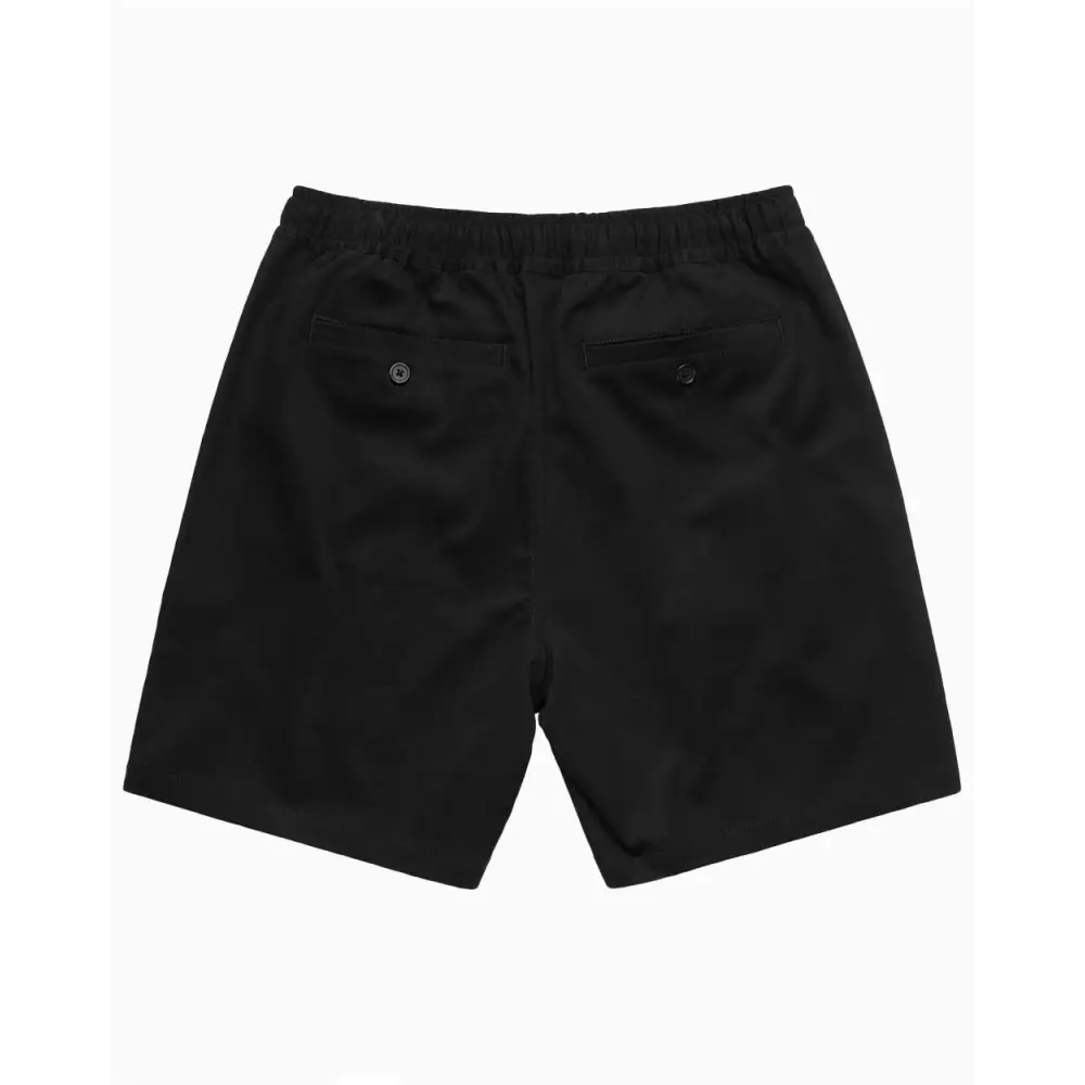 Black casual shorts.