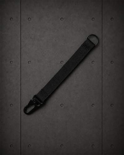 Keychain 1504 blank product on dark industrial concrete background