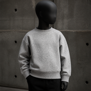 Kids Relax Crew 3034 blank product on dark industrial concrete background