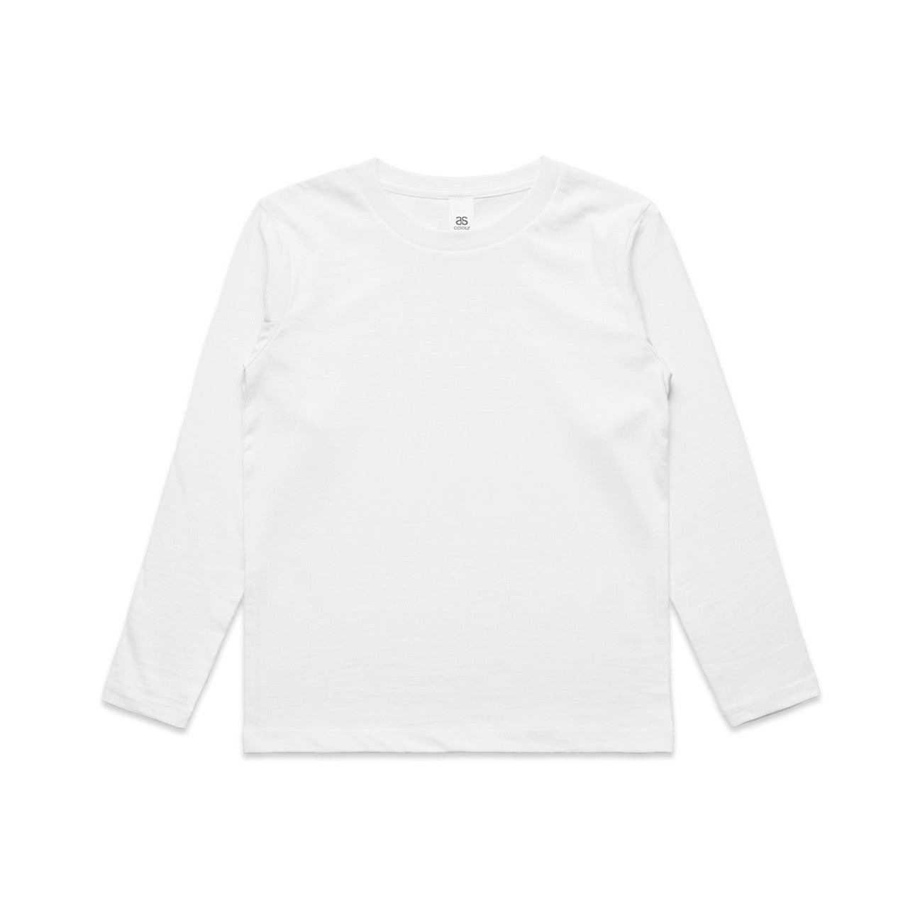 Kids Staple L/S Tee 3007 - White