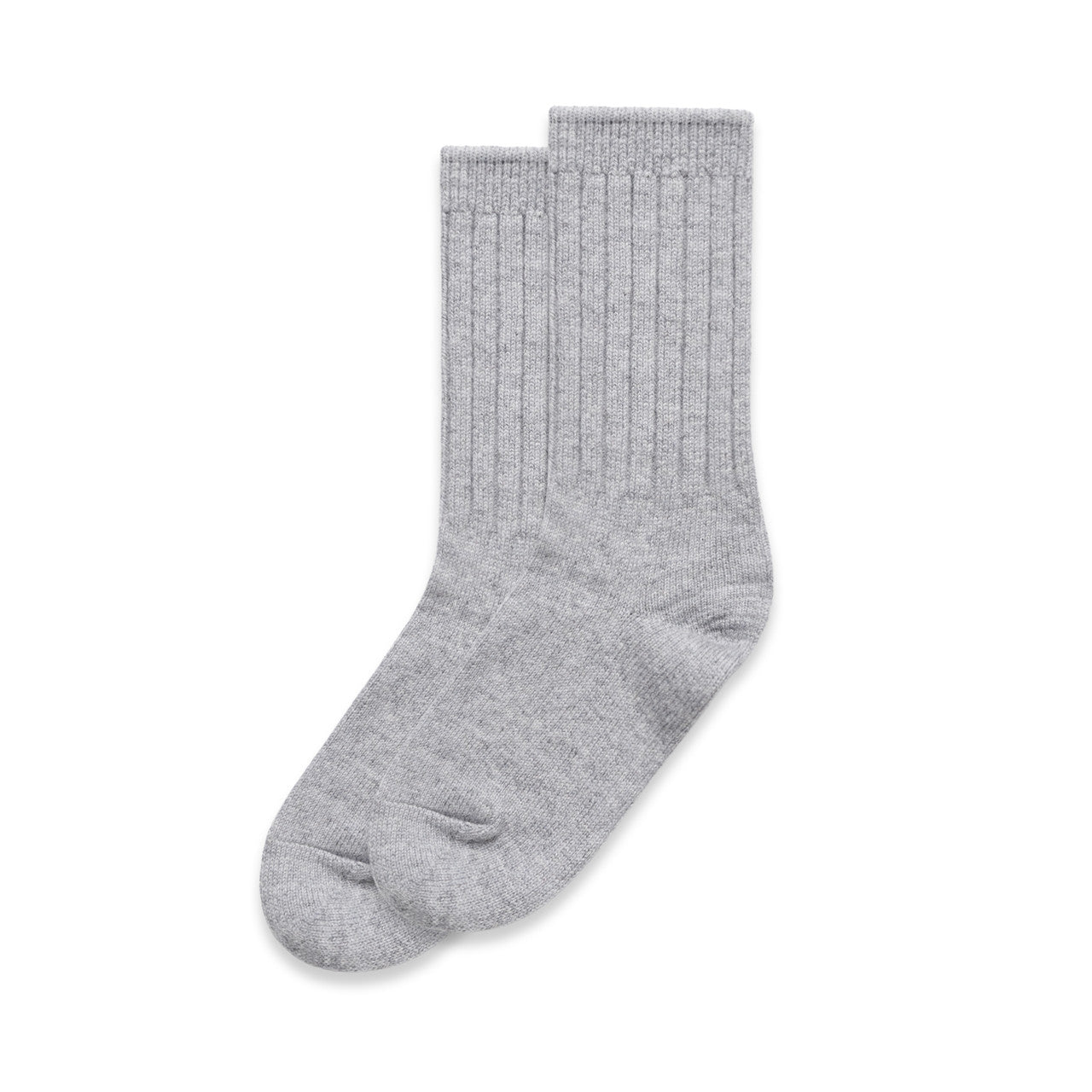 Knit Socks (2 Pairs) 1214 - Grey Marle