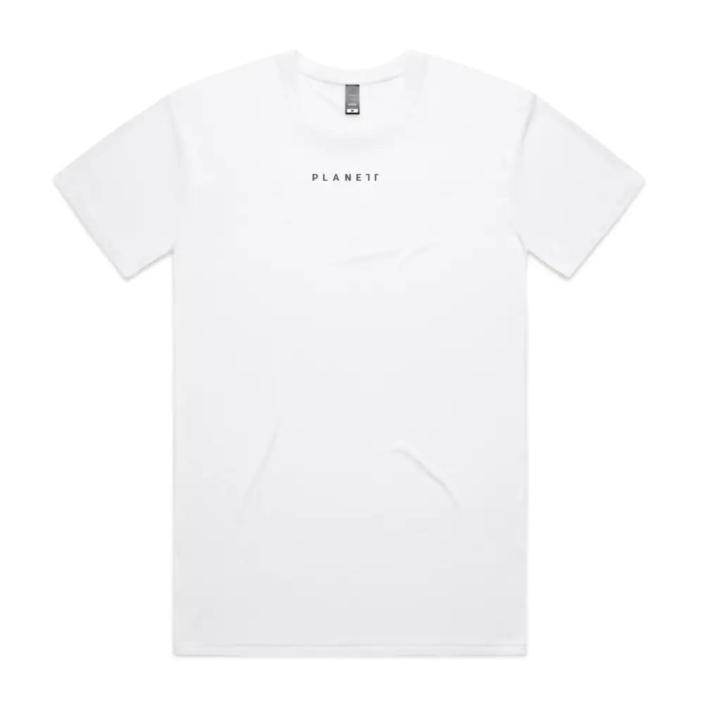 White t-shirt.