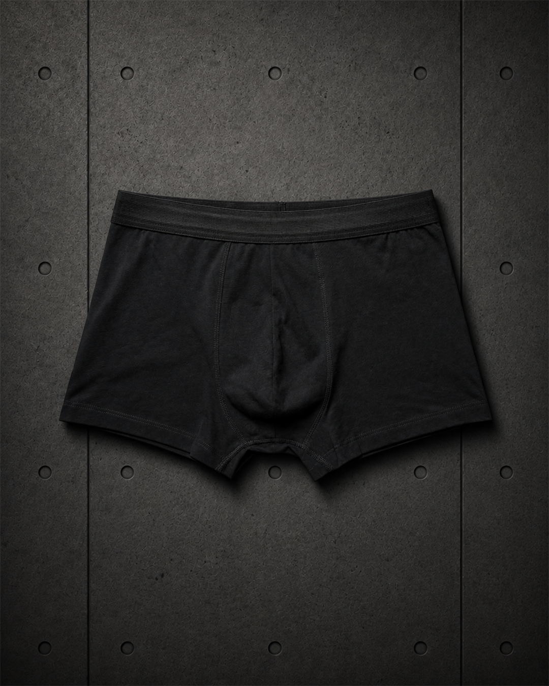Logo Briefs 1218 blank product on dark industrial concrete background