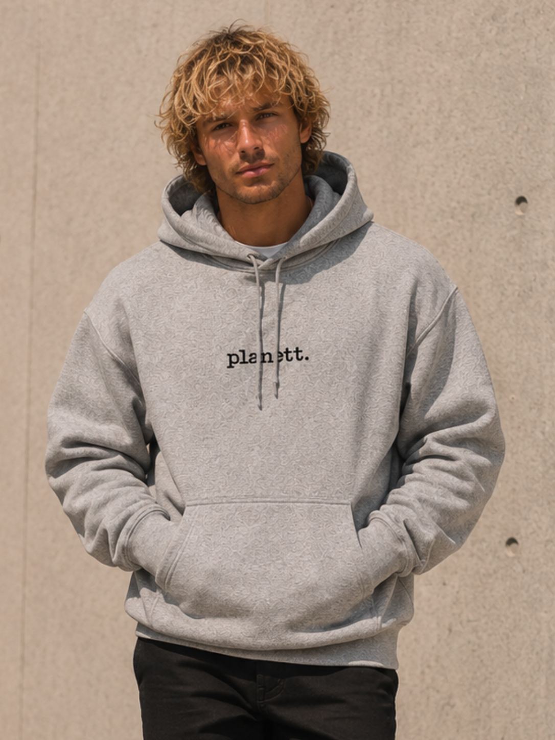 Grey Oversized Heavy Hoodie
