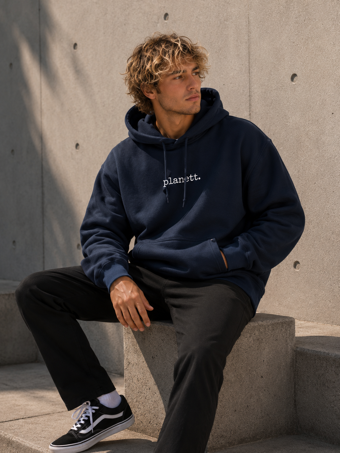 Midnight Oversized Heavy Hoodie